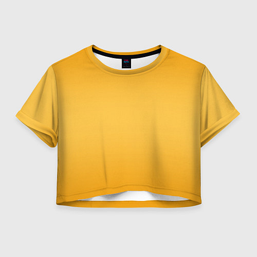 Женский топ Апельсиновый градиент / 3D-принт – фото 1