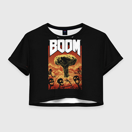 Женский топ Boom - Doom / 3D-принт – фото 1