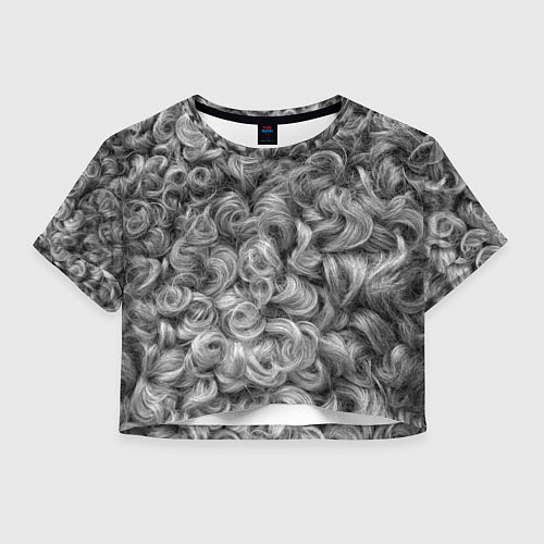 Женский топ Кудрявая шерсть баранов / 3D-принт – фото 1