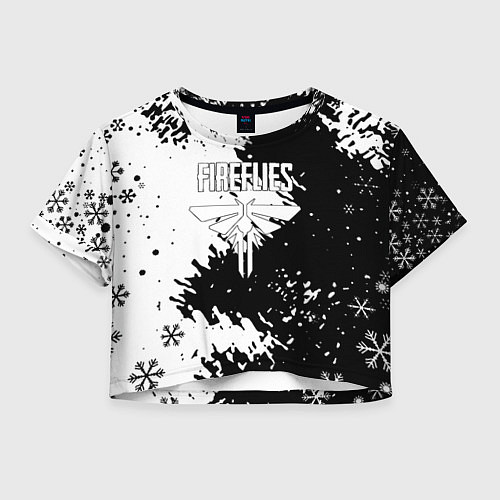 Женский топ Одни из нас краски зима / 3D-принт – фото 1