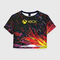 Женский топ Xbox краски текстура