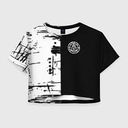 Женский топ Silent hill краски текстура гейм