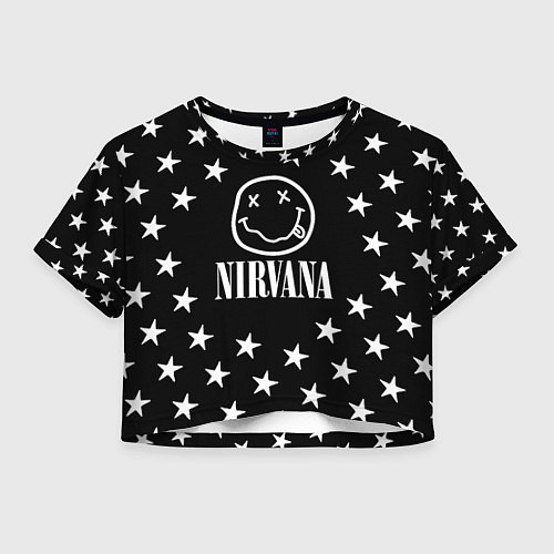 Женский топ Nirvana stars steel / 3D-принт – фото 1