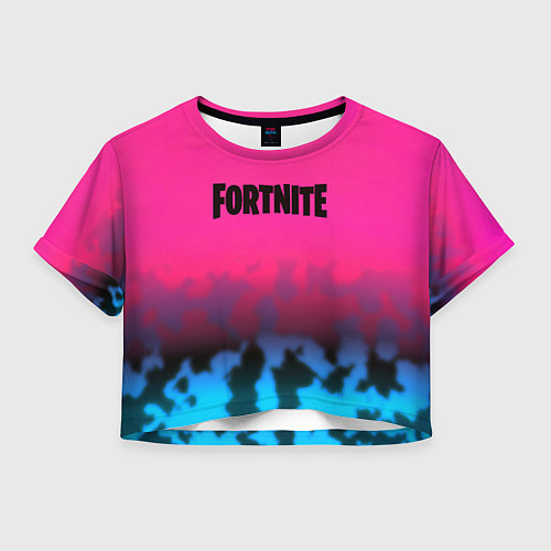 Женский топ Fortnite текстура броня / 3D-принт – фото 1