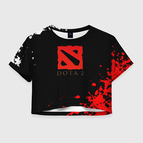 Женский топ Dota 2 краски текстура / 3D-принт – фото 1