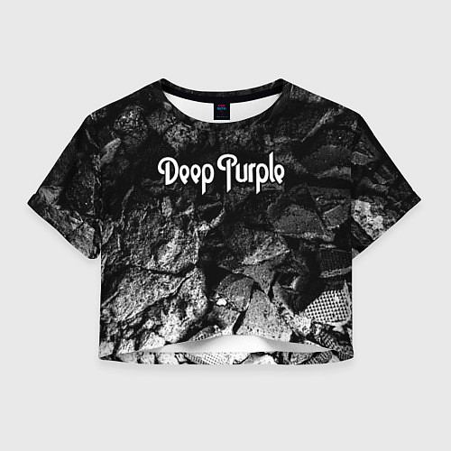 Женский топ Deep Purple black graphite / 3D-принт – фото 1
