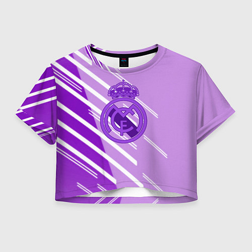 Женский топ Real Madrid текстура фк / 3D-принт – фото 1