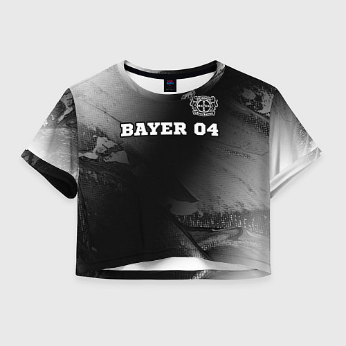 Женский топ Bayer 04 sport на темном фоне посередине / 3D-принт – фото 1