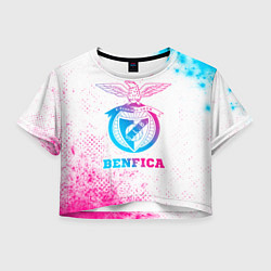 Женский топ Benfica neon gradient style