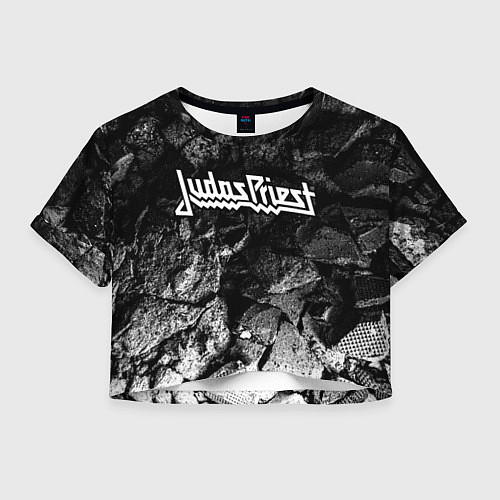 Женский топ Judas Priest black graphite / 3D-принт – фото 1