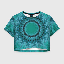 Женский топ Круговой фрактал