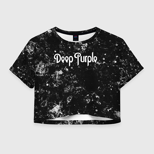 Женский топ Deep Purple black ice / 3D-принт – фото 1