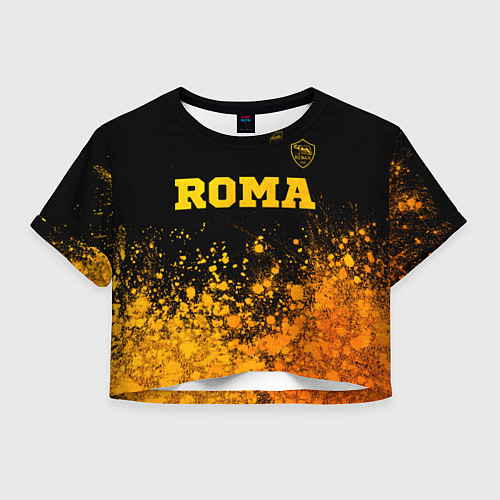 Женский топ Roma - gold gradient посередине / 3D-принт – фото 1