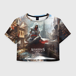 Женский топ Assassins creed poster game