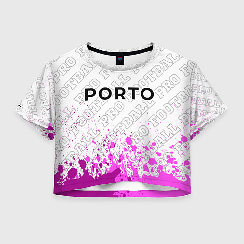 Женский топ Porto pro football посередине / 3D-принт – фото 1