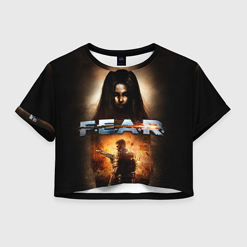 Женский топ FEAR - project origin / 3D-принт – фото 1