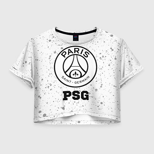 Женский топ PSG sport на светлом фоне / 3D-принт – фото 1