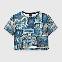 Женский топ Племя майя-пэчворк