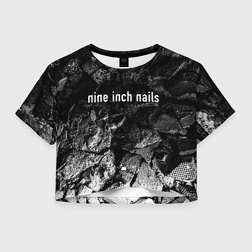 Женский топ Nine Inch Nails black graphite / 3D-принт – фото 1