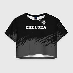 Женский топ Chelsea sport на темном фоне посередине