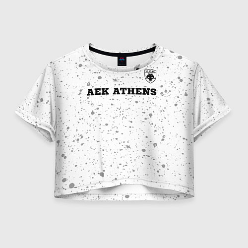 Женский топ AEK Athens sport на светлом фоне посередине / 3D-принт – фото 1