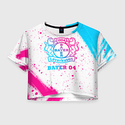 Женский топ Bayer 04 neon gradient style