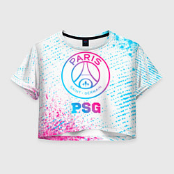 Женский топ PSG neon gradient style