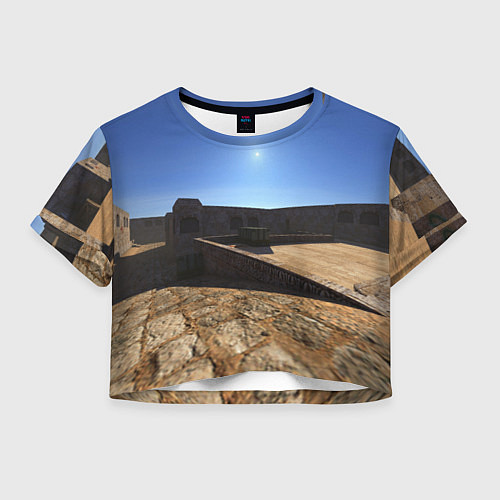 Женский топ Dust2 full 3d 4k / 3D-принт – фото 1