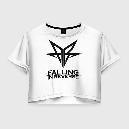 Женский топ Falling in Reverse band logo / 3D-принт – фото 1