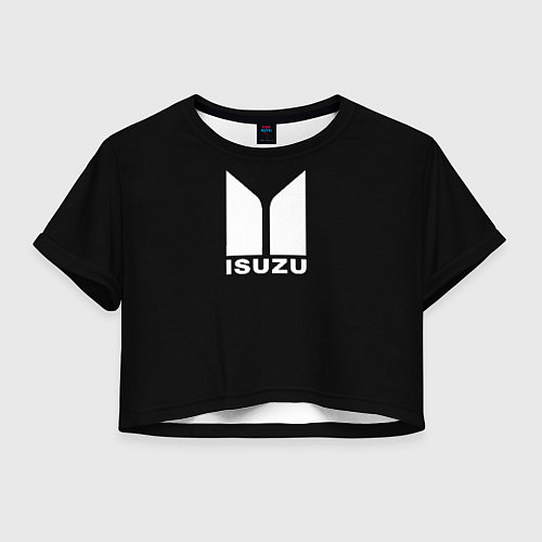 Женский топ Isuzu white logo / 3D-принт – фото 1