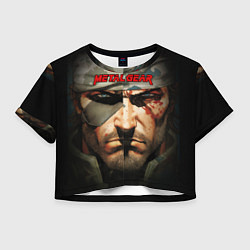 Женский топ Metal gear Venom Snake