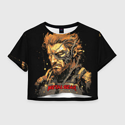 Женский топ Веном Снейк Metal gear game