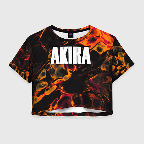 Женский топ Akira red lava / 3D-принт – фото 1
