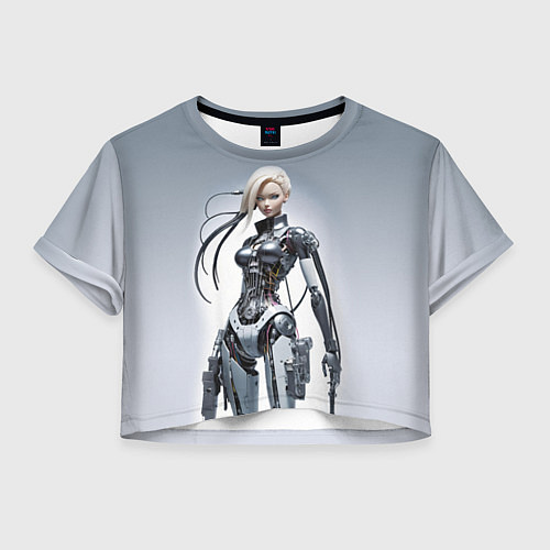 Женский топ Barbie - cyber warrior / 3D-принт – фото 1