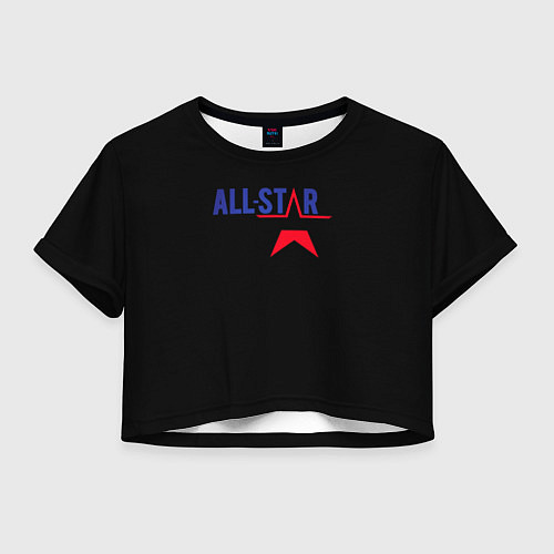 Женский топ All stars logo / 3D-принт – фото 1