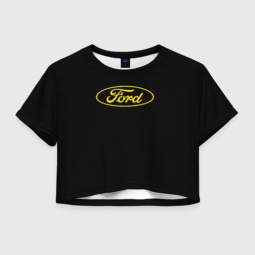 Женский топ Ford logo yellow / 3D-принт – фото 1