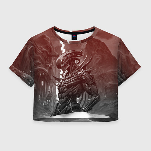 Женский топ Воинствующий ксеноморф / 3D-принт – фото 1