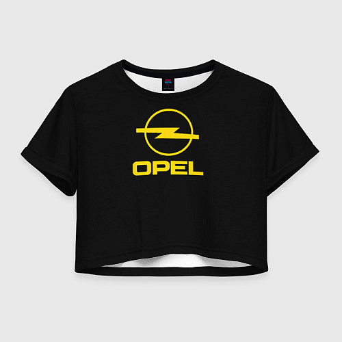 Женский топ Opel yellow / 3D-принт – фото 1