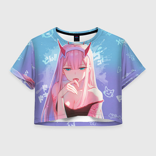 Женский топ Zero two аниме / 3D-принт – фото 1