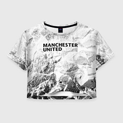 Женский топ Manchester United white graphite