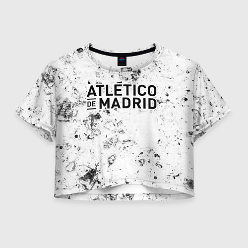 Женский топ Atletico Madrid dirty ice / 3D-принт – фото 1