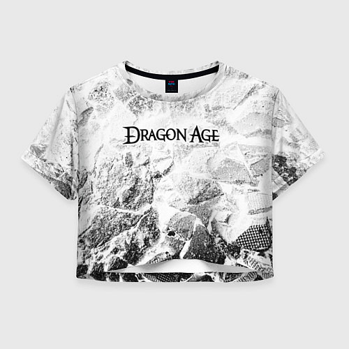 Женский топ Dragon Age white graphite / 3D-принт – фото 1