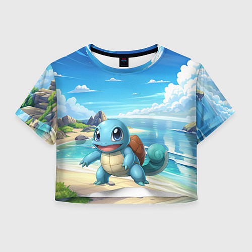 Женский топ Pokemon Squirtle / 3D-принт – фото 1