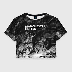 Женский топ Manchester United black graphite