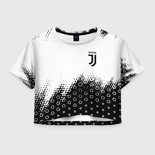 Женский топ Juventus sport steel / 3D-принт – фото 1