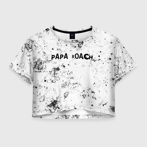 Женский топ Papa Roach dirty ice / 3D-принт – фото 1