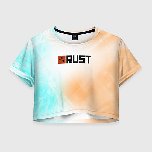 Женский топ RUST gradient / 3D-принт – фото 1