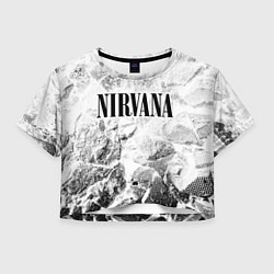 Женский топ Nirvana white graphite