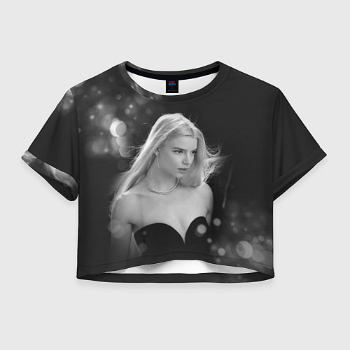 Женский топ Actress - Anya Taylor - Joy / 3D-принт – фото 1