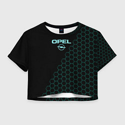Женский топ Opel чёрный мозаика